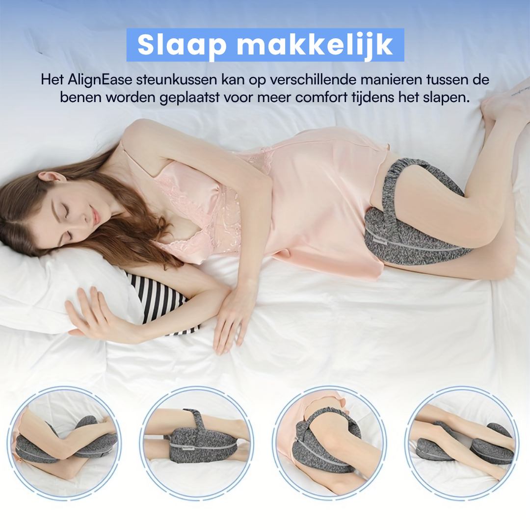 AlignEase™ Steunkussen - Verlicht Rugpijn, Heuppijn en Ischias