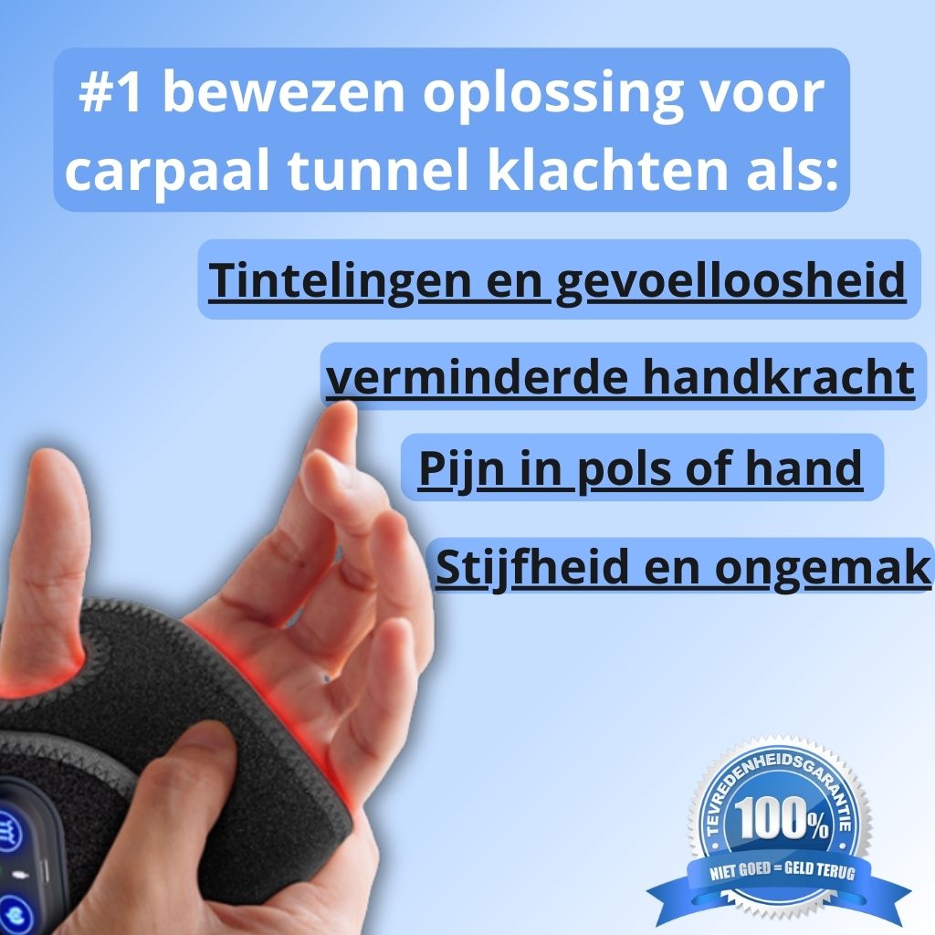 NervaEase™ – Verlichting bij Carpaal Tunnel Klachten