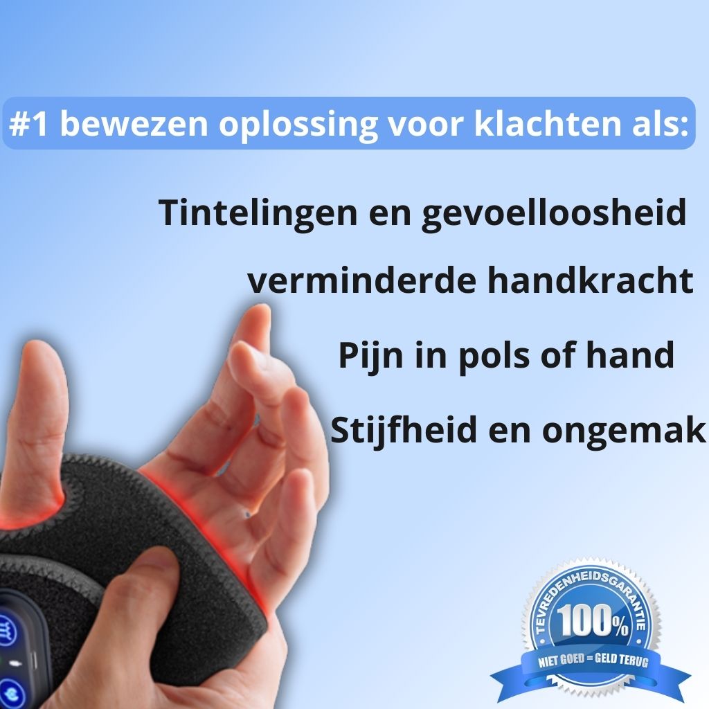 NervaEase™ – Verlichting bij hand- en polsklachten