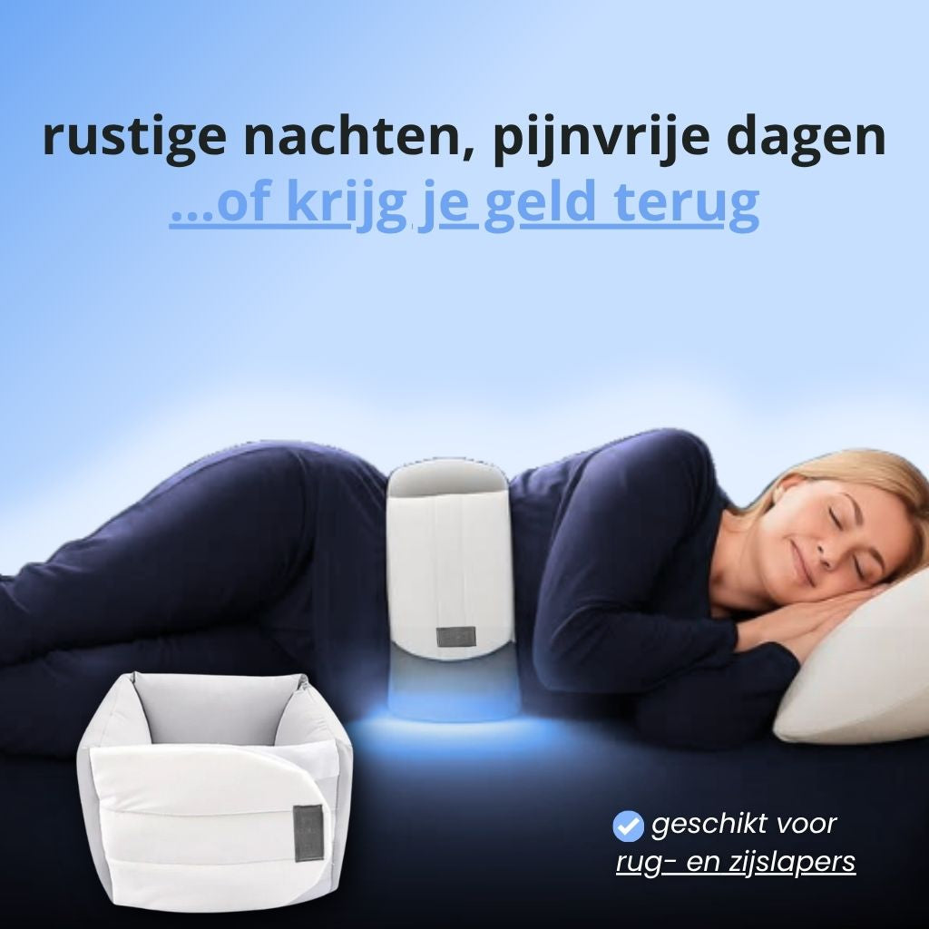 SpineEase™ Rugsteun Kussen  – Verlicht Rugpijn, Heuppijn en Ischias